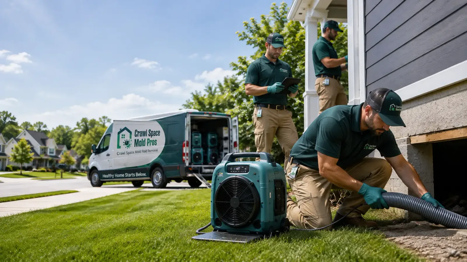 Crawl Space Mold Removal in Concord, IL